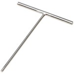 Professional Crepe Maker Silver Stainless Steel Spreader Tool
